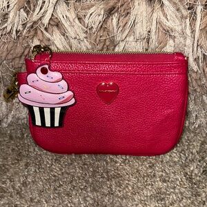 Betsey Johnson Hot Pink Cupcake Bag